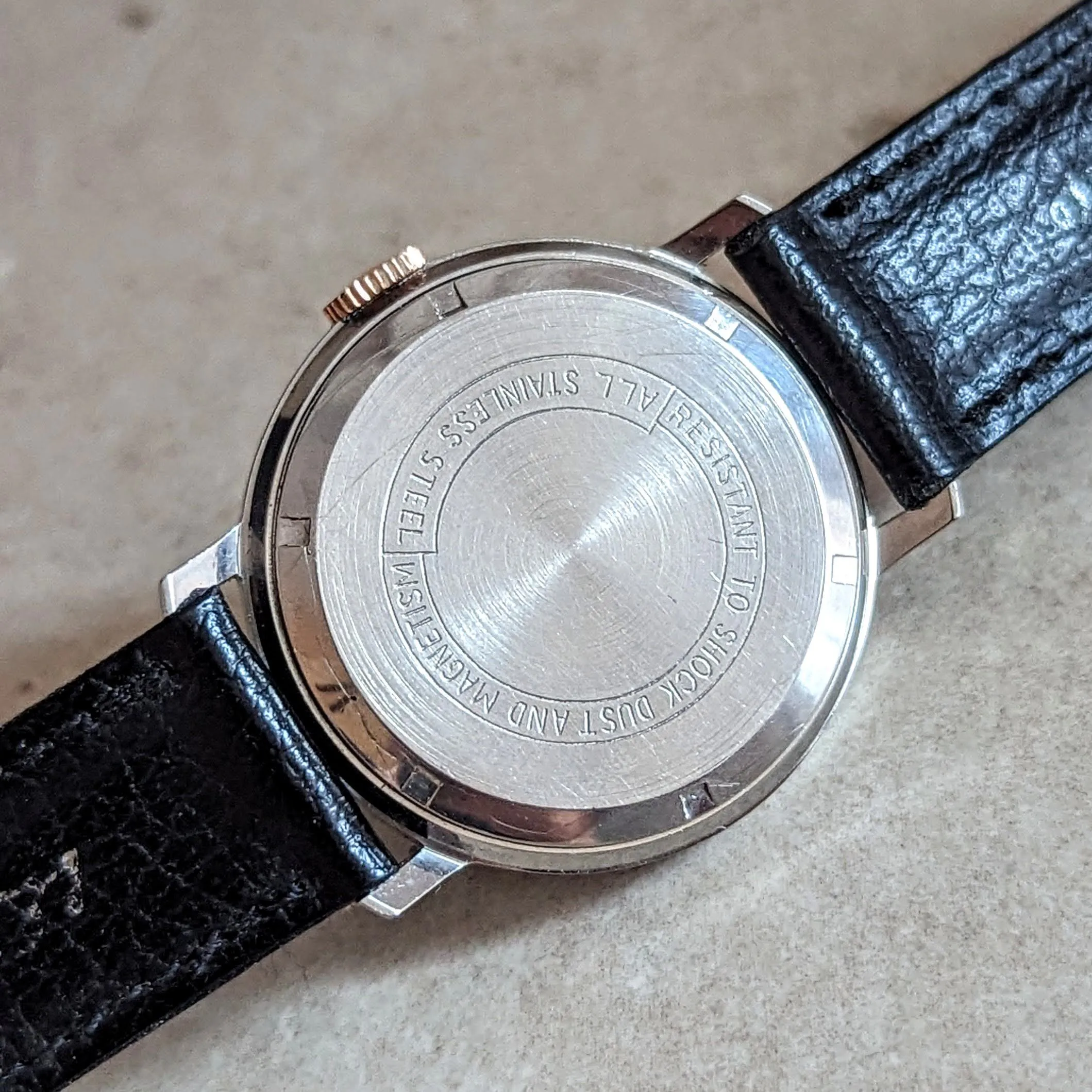1951 LONGINES Wristwatch 17 Jewels Cal. 27M 34mm Vintage Watch All SS