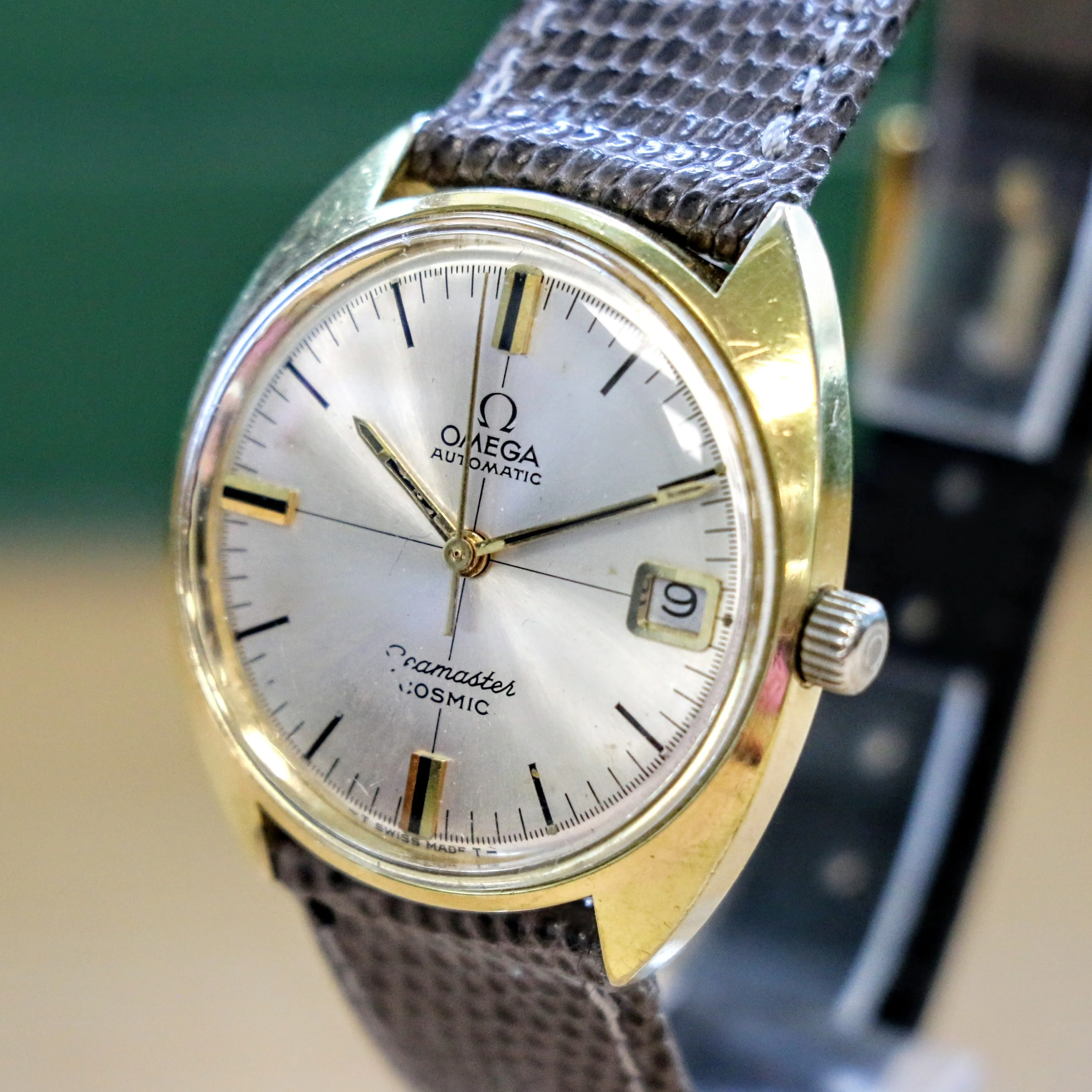 1960s OMEGA Seamaster Cosmic Watch Ref. 166.023 Cal. 565 24 Jewels Vintage Wristwatch