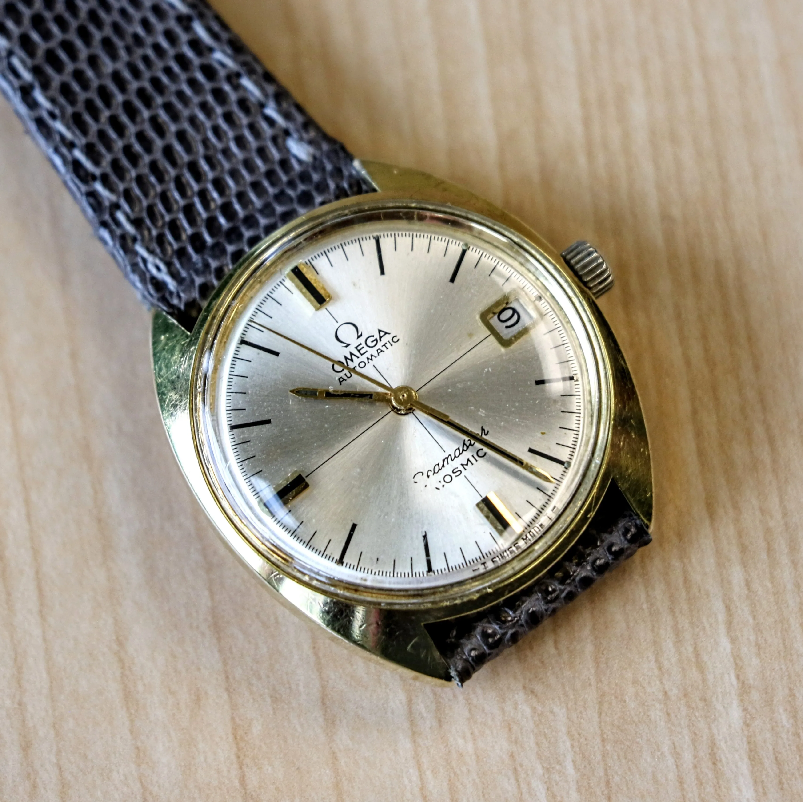 1960s OMEGA Seamaster Cosmic Watch Ref. 166.023 Cal. 565 24 Jewels Vintage Wristwatch