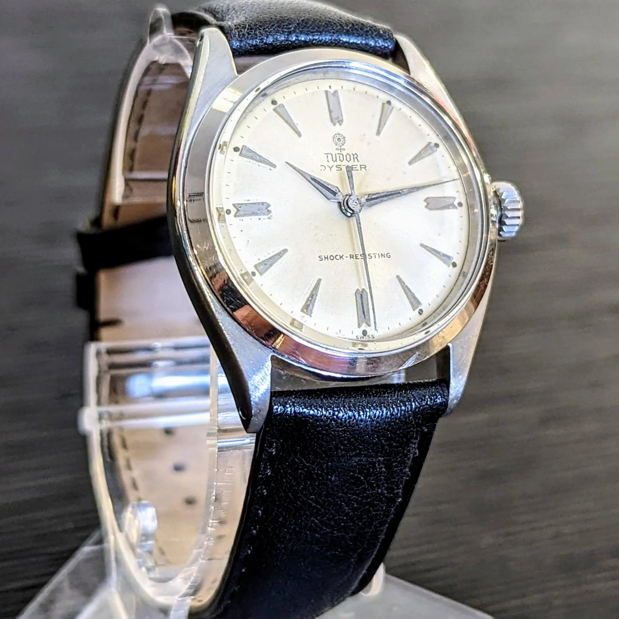 1962 TUDOR Oyster Watch Shock-Resisting Ref. 7934 Vintage Wristwatch