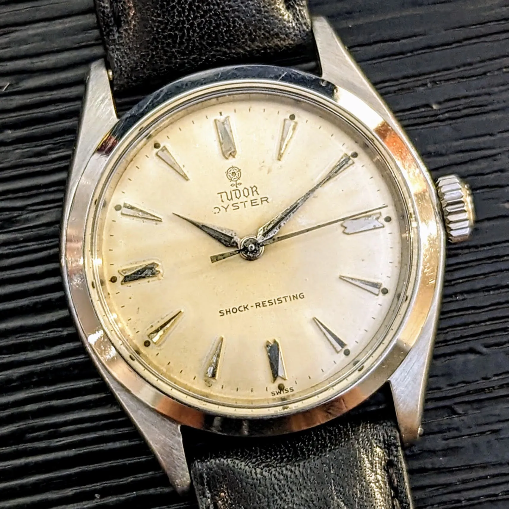 1962 TUDOR Oyster Watch Shock-Resisting Ref. 7934 Vintage Wristwatch