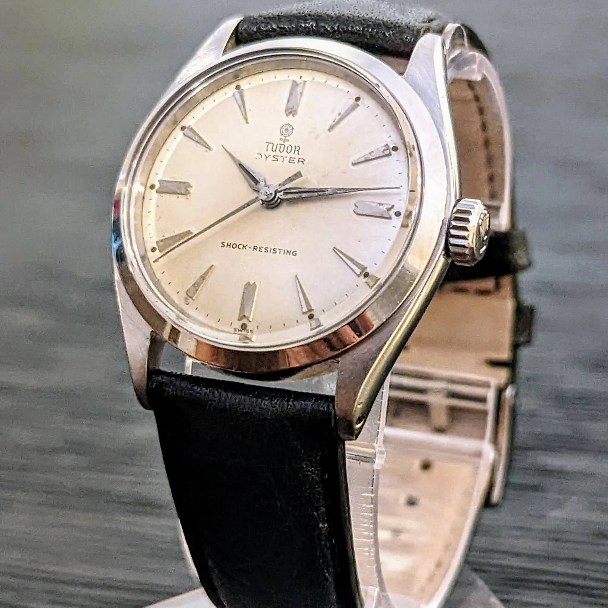 1962 TUDOR Oyster Watch Shock-Resisting Ref. 7934 Vintage Wristwatch