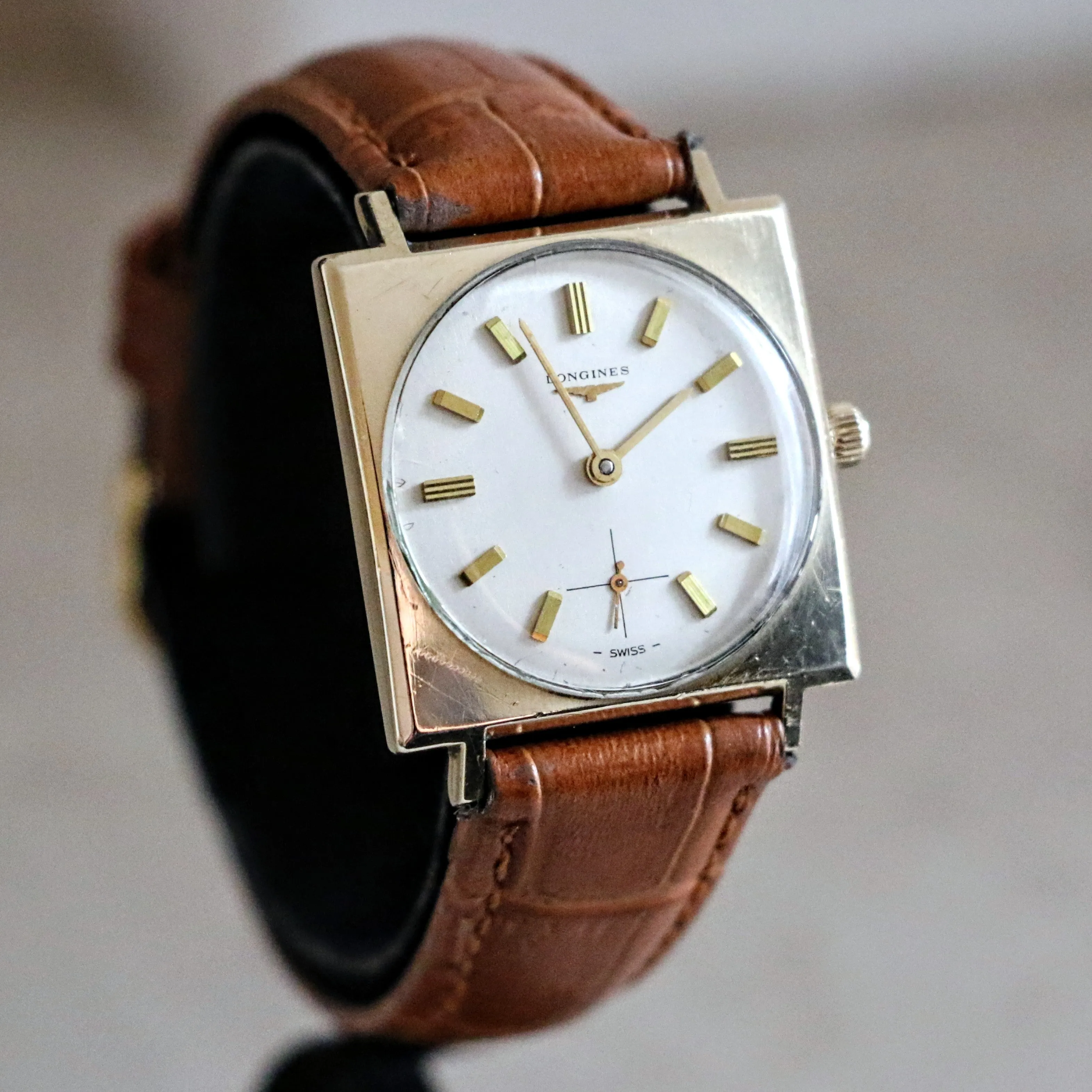 1966 LONGINES - Wittnauer Watch Ref. 2686 17 Jewels Cal. 370 10K GF Vintage Wristwatch