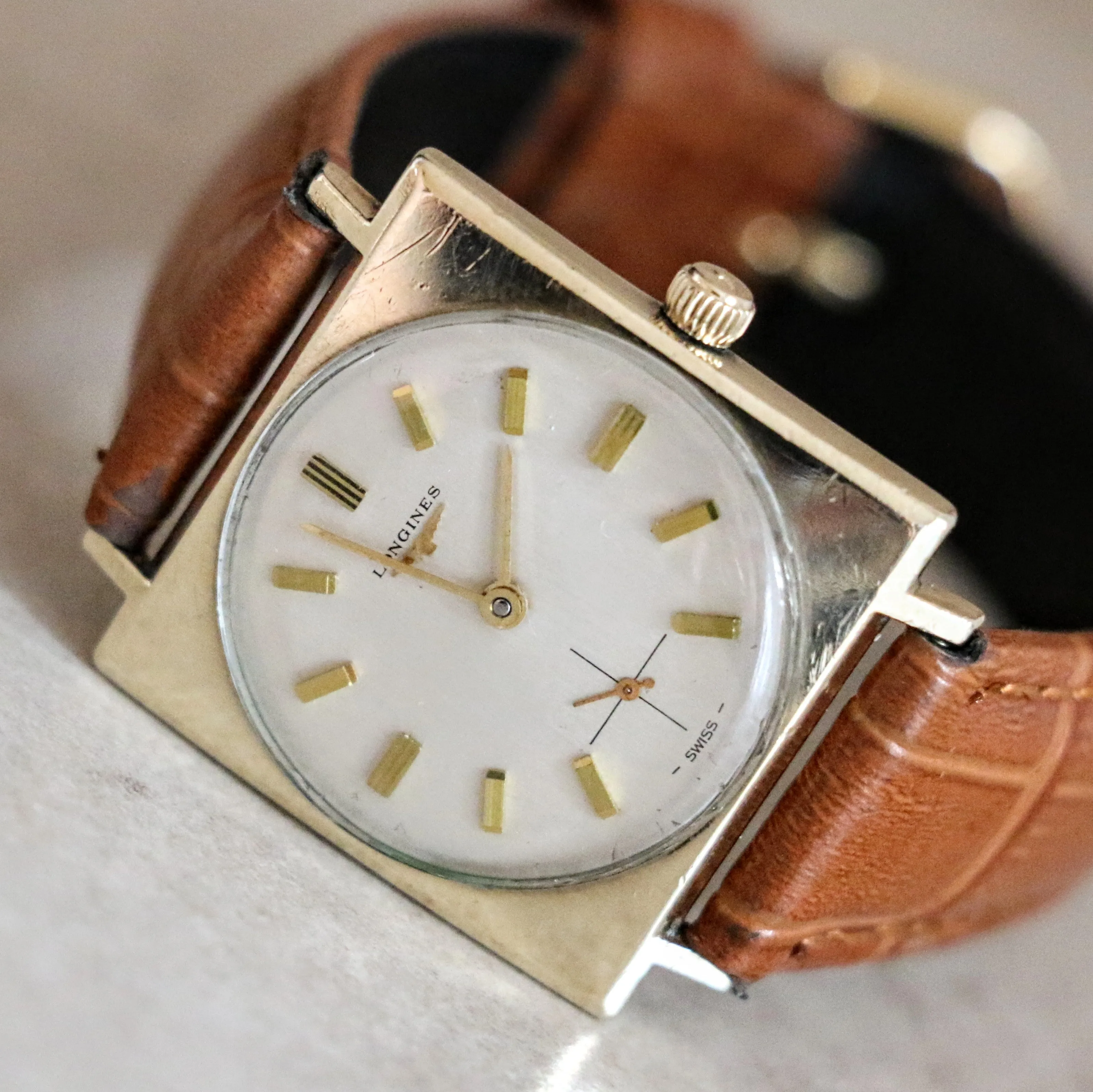 1966 LONGINES - Wittnauer Watch Ref. 2686 17 Jewels Cal. 370 10K GF Vintage Wristwatch