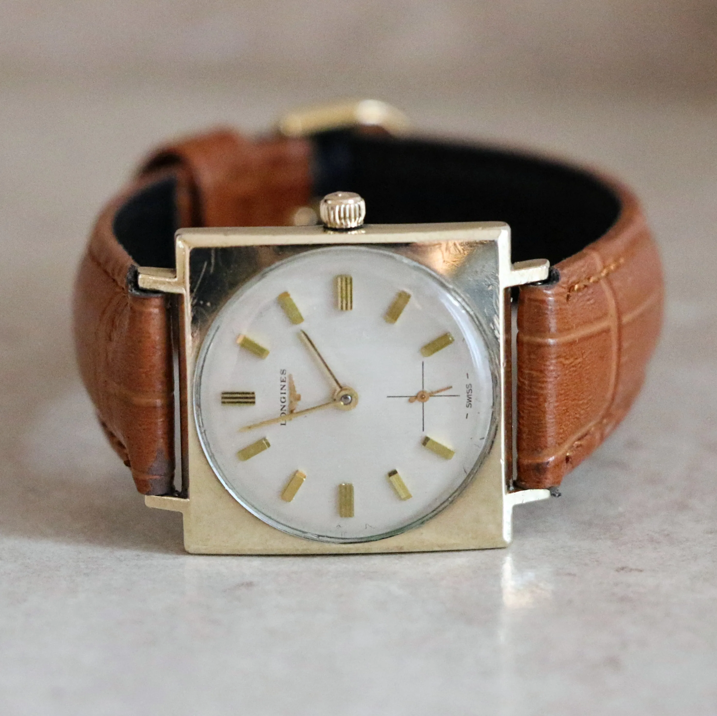 1966 LONGINES - Wittnauer Watch Ref. 2686 17 Jewels Cal. 370 10K GF Vintage Wristwatch