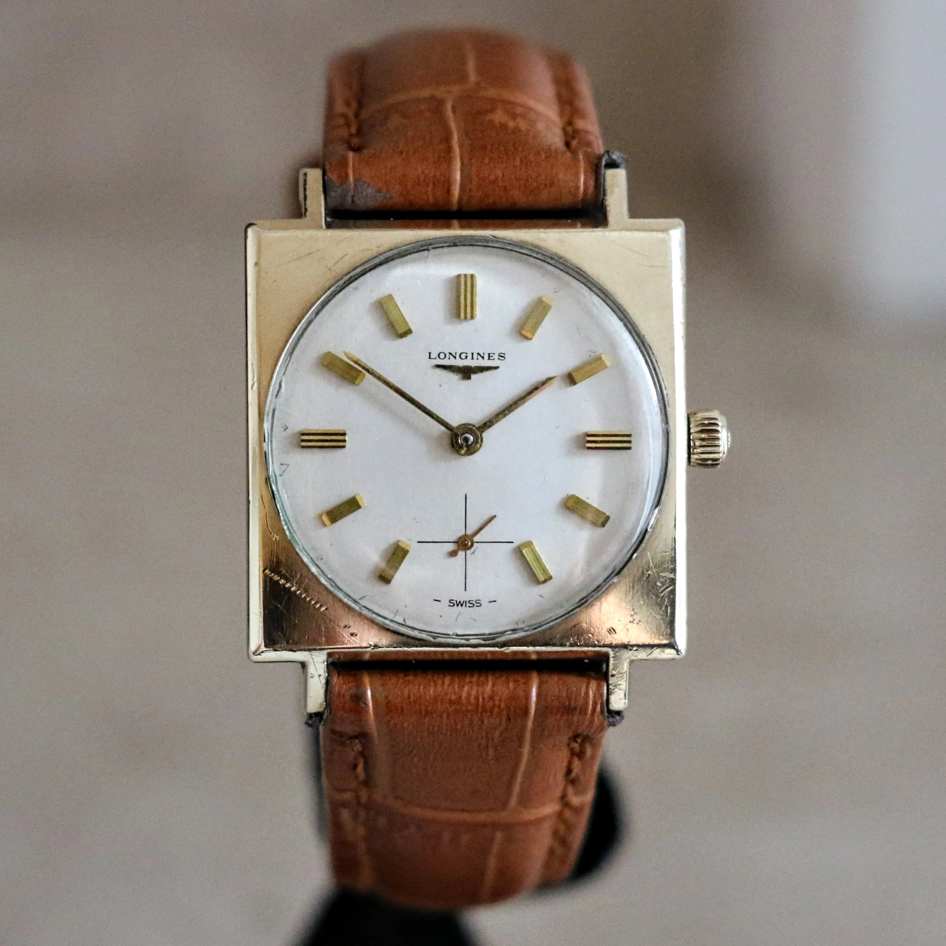 1966 LONGINES - Wittnauer Watch Ref. 2686 17 Jewels Cal. 370 10K GF Vintage Wristwatch