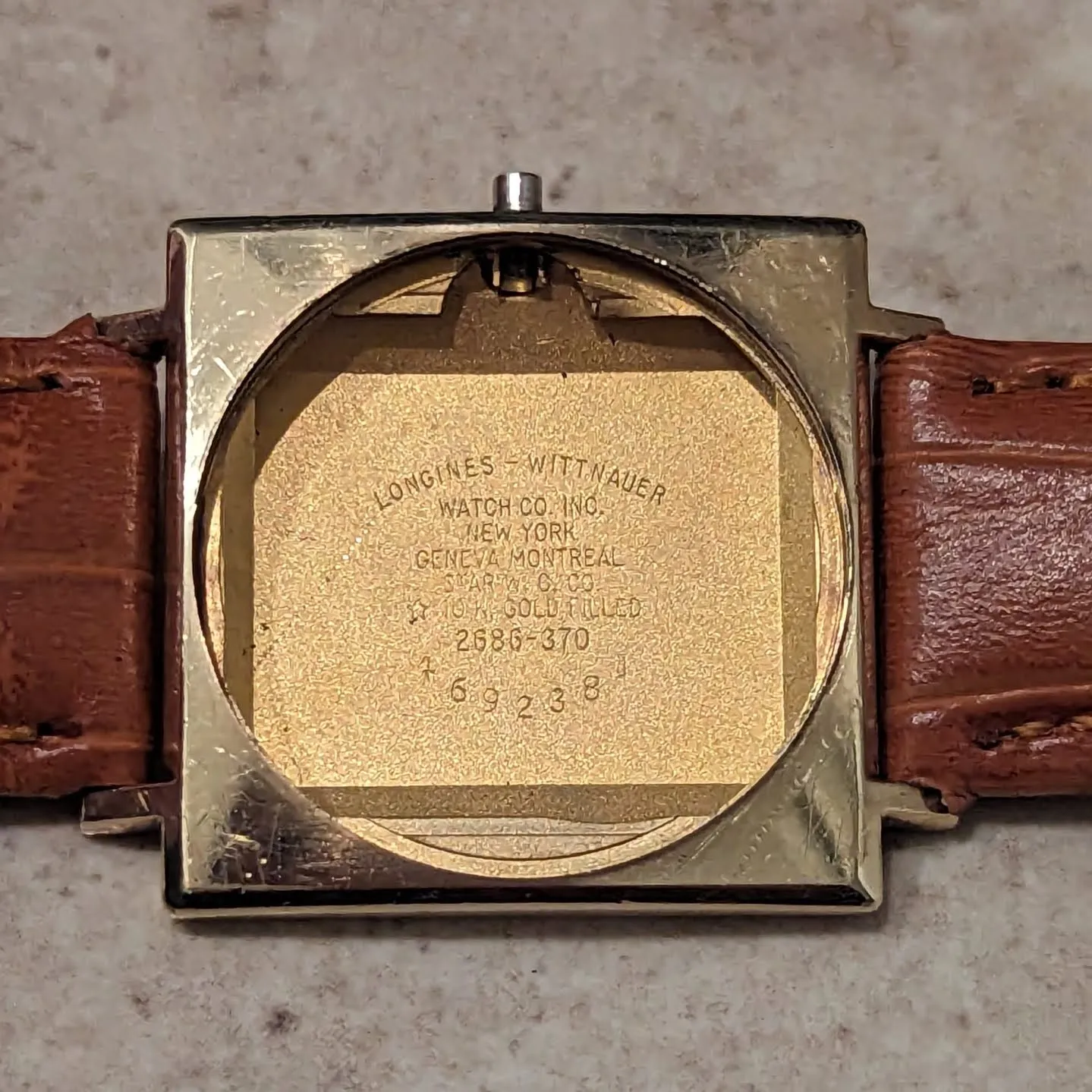 1966 LONGINES - Wittnauer Watch Ref. 2686 17 Jewels Cal. 370 10K GF Vintage Wristwatch