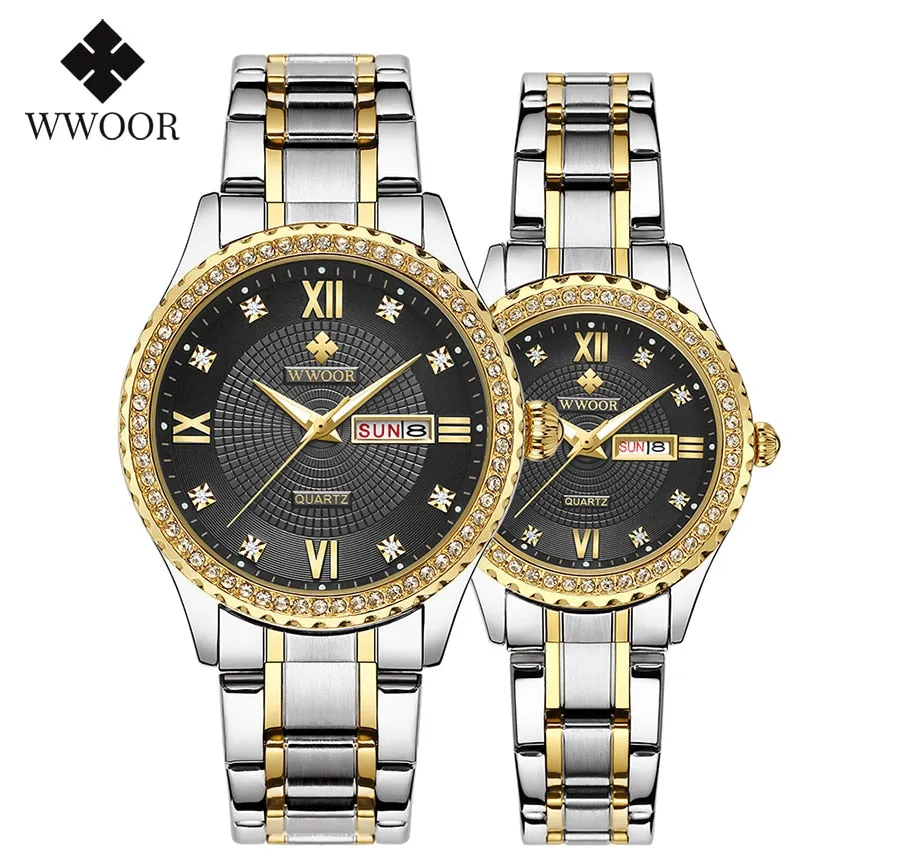 2020 Couple Watches Men and Women Luxury Fashion Pair Lovers