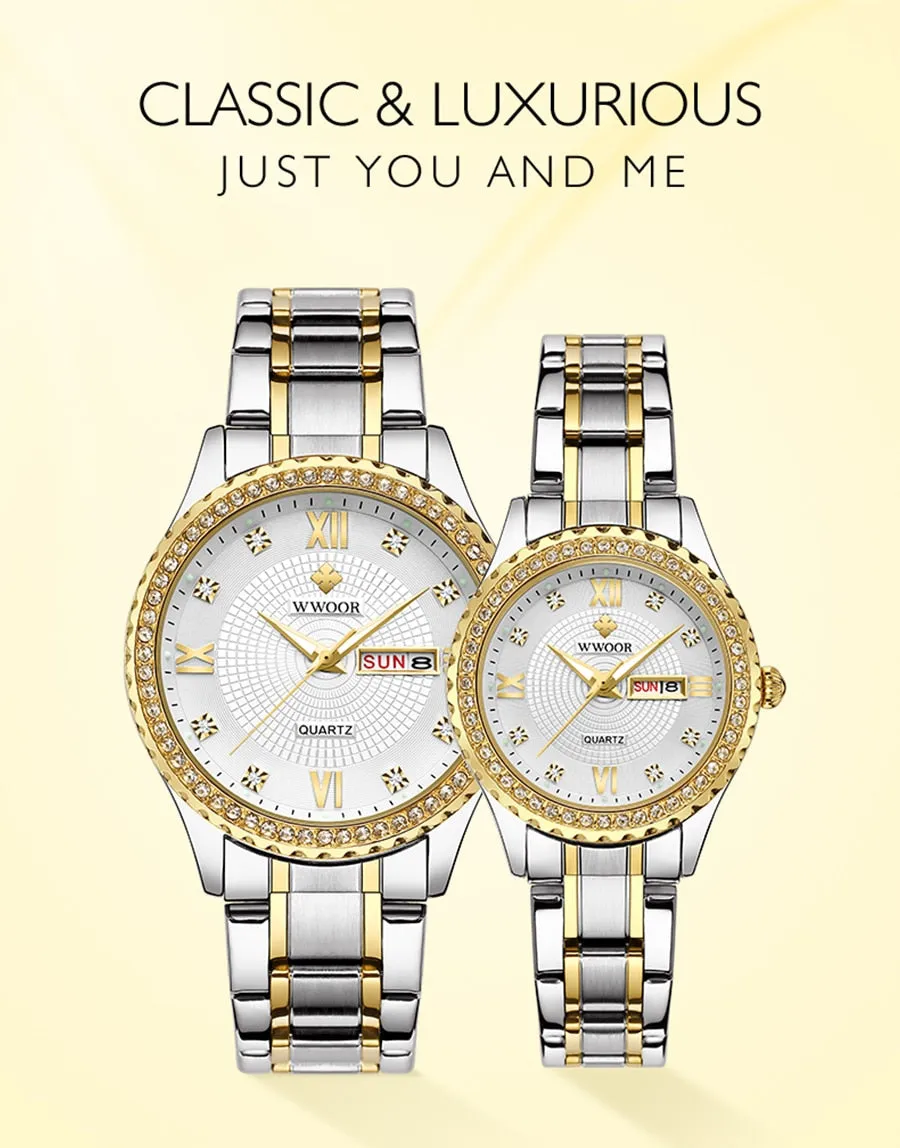 2020 Couple Watches Men and Women Luxury Fashion Pair Lovers