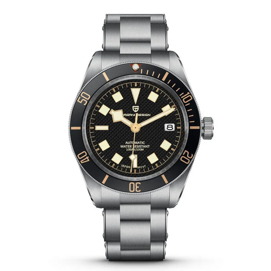 2022 New PAGANI DESIGN BB58 Retro Mechanical Watch For Men Brand Luxury Automatic Wrist Watch 100M Waterproof NH35A Reloj Hombre