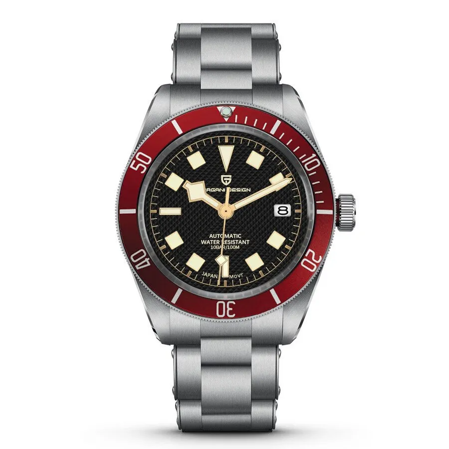 2022 New PAGANI DESIGN BB58 Retro Mechanical Watch For Men Brand Luxury Automatic Wrist Watch 100M Waterproof NH35A Reloj Hombre
