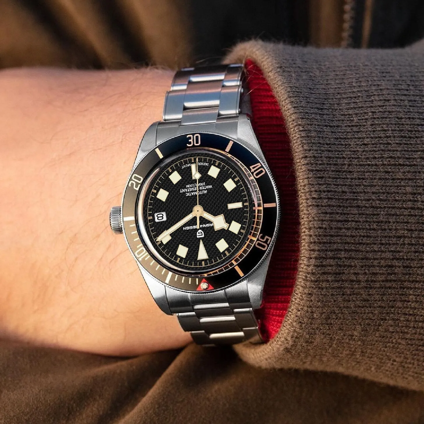 2022 New PAGANI DESIGN BB58 Retro Mechanical Watch For Men Brand Luxury Automatic Wrist Watch 100M Waterproof NH35A Reloj Hombre