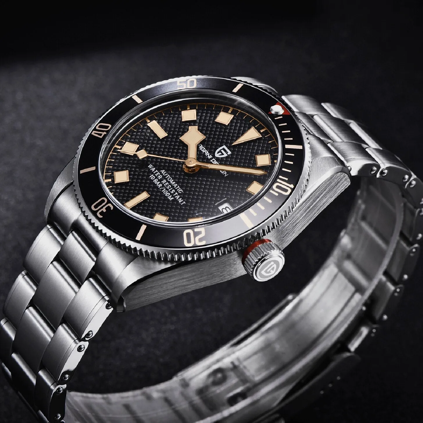 2022 New PAGANI DESIGN BB58 Retro Mechanical Watch For Men Brand Luxury Automatic Wrist Watch 100M Waterproof NH35A Reloj Hombre