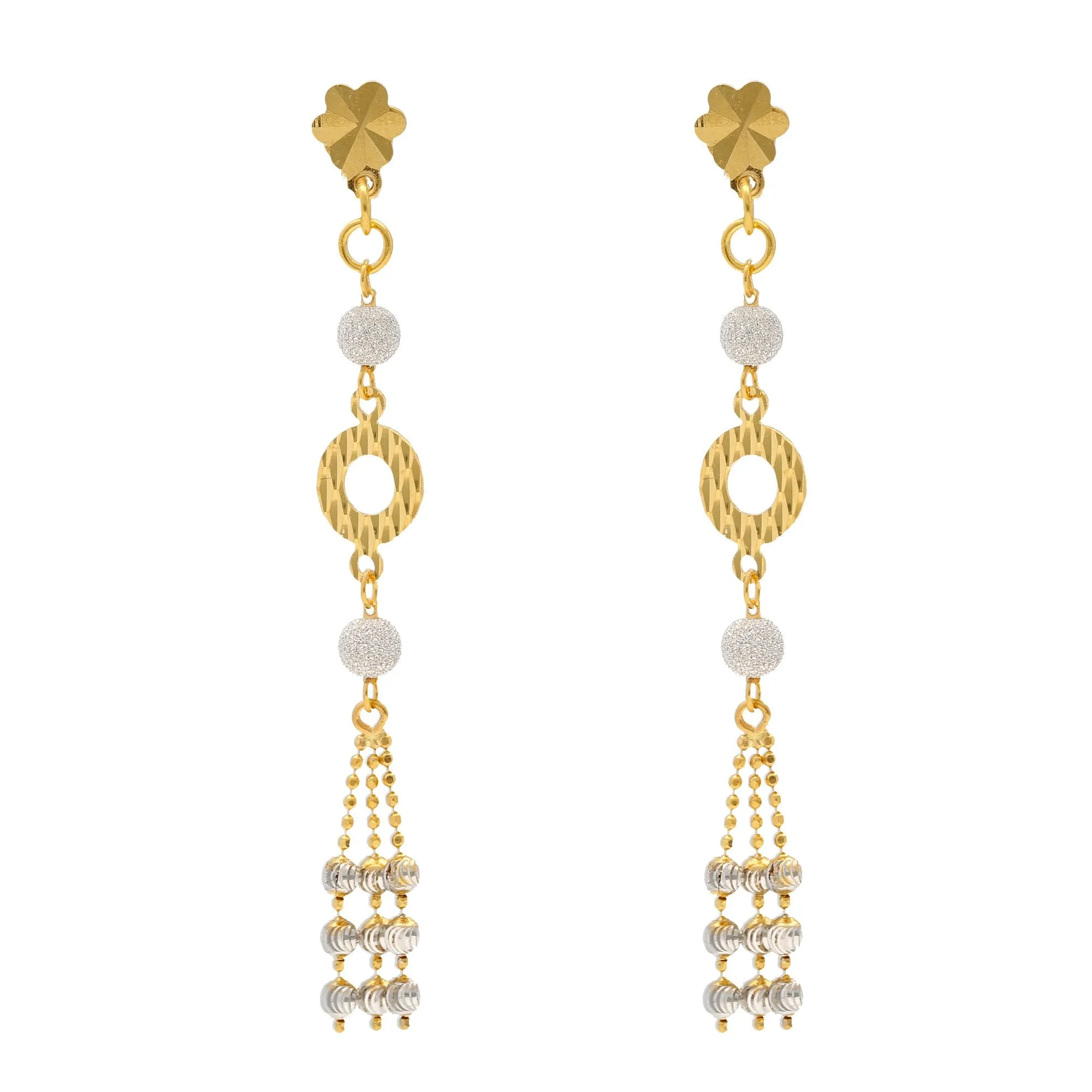 22K Yellow & White Gold Donna Jewelry Set