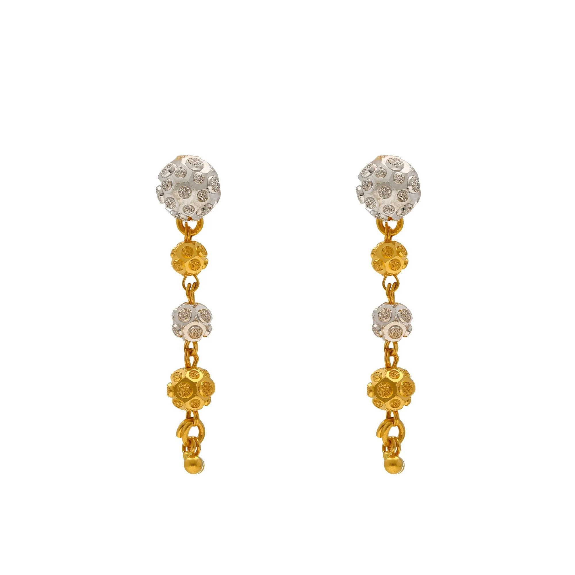 22K Yellow & White Gold Layered Singapore Set