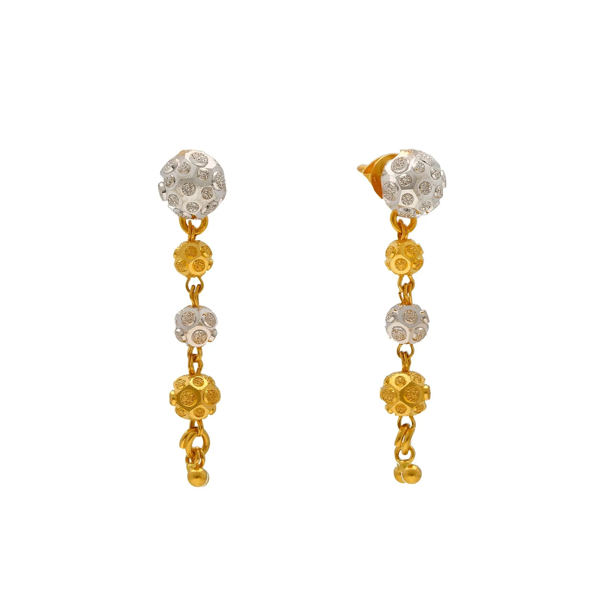 22K Yellow & White Gold Layered Singapore Set