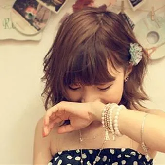 6-Piece: Multi Layer Pearl Bracelet Set
