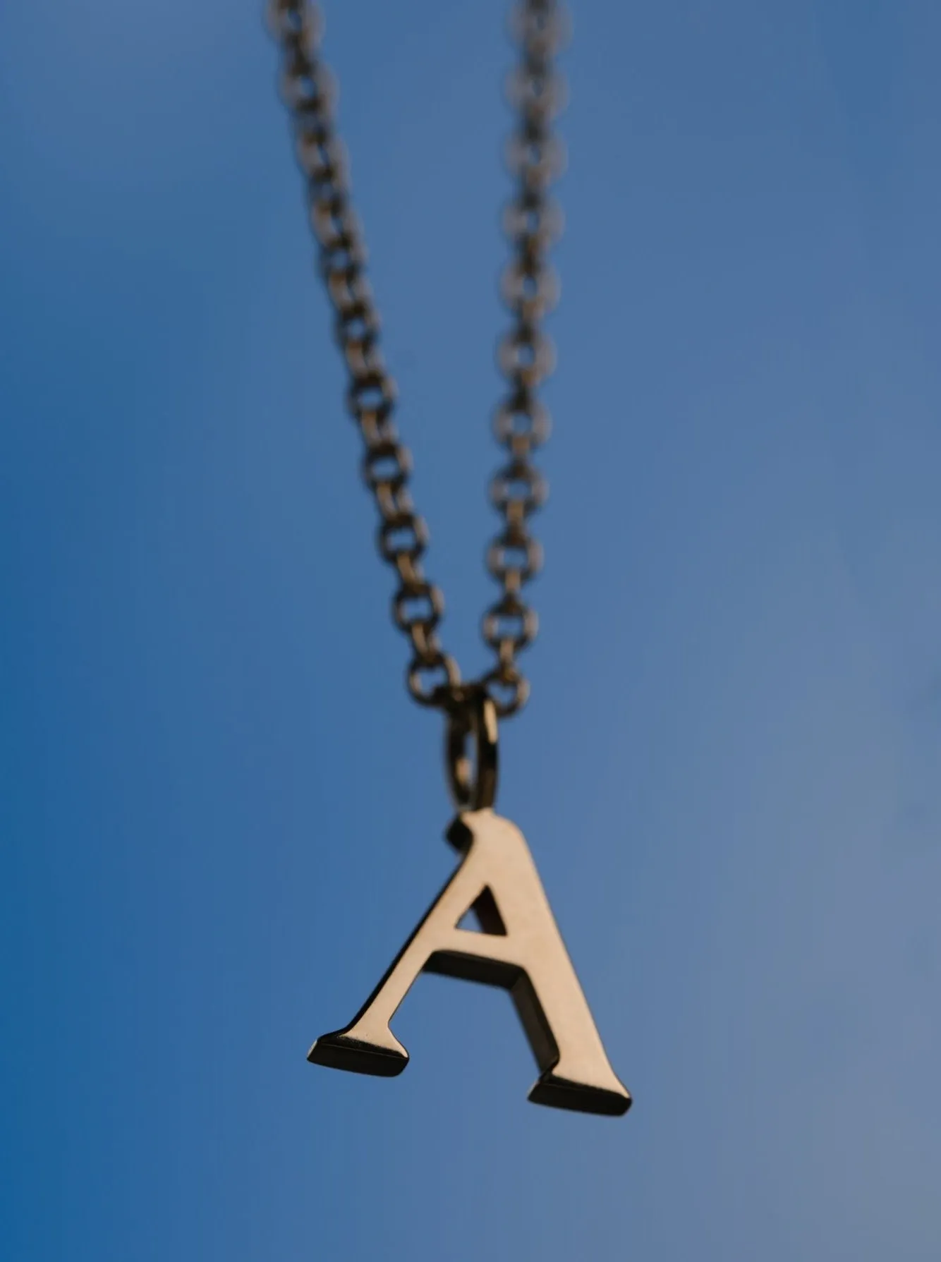 A Letter Gold Necklace