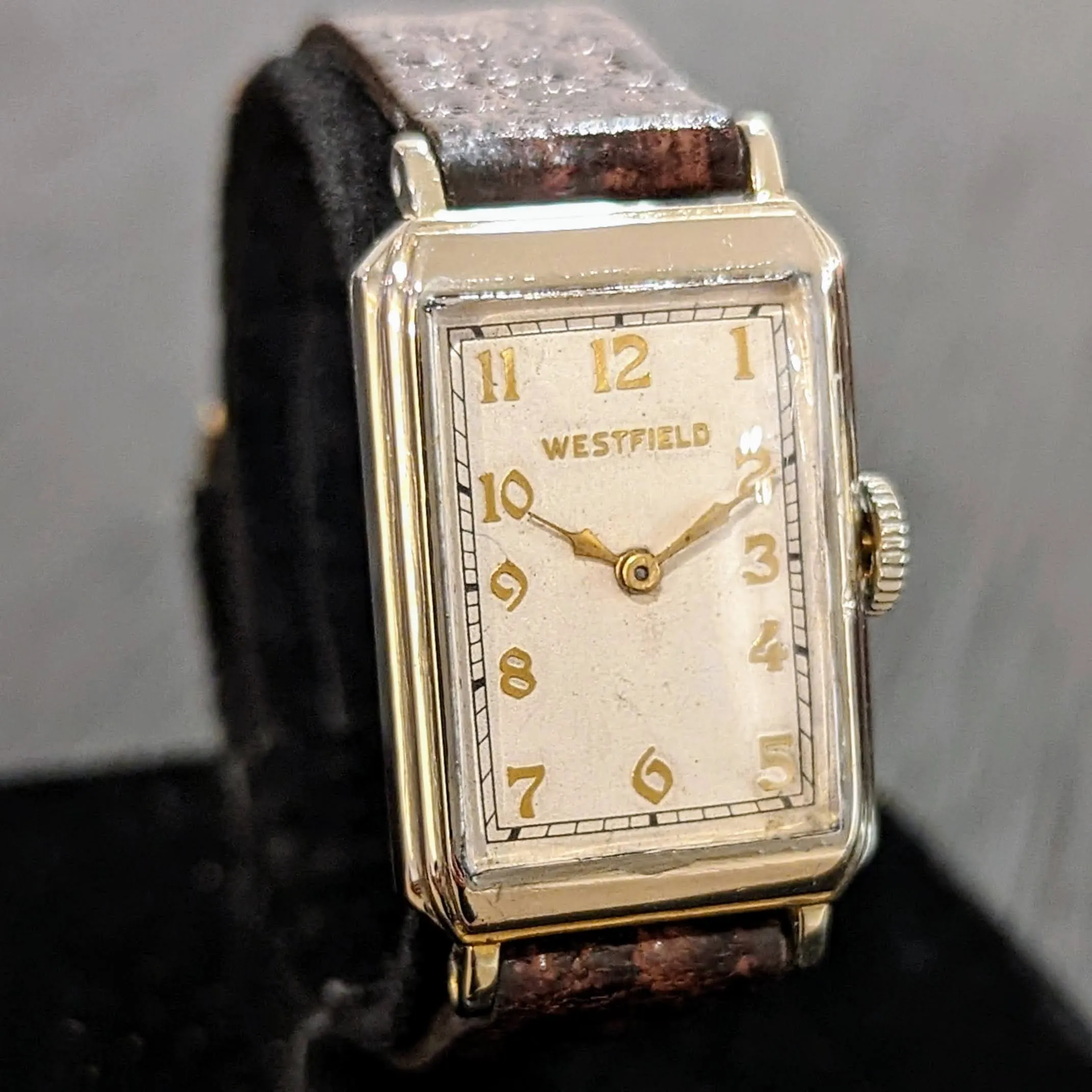 Art Deco WESTFIELD Wristwatch by Bulova Cal. 6AW Vintage Men's Watch