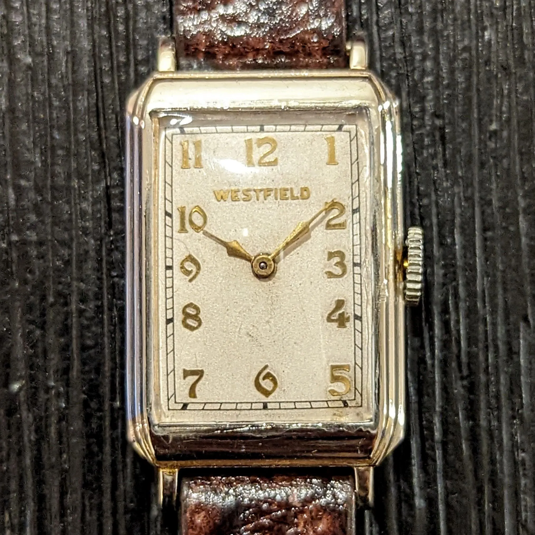 Art Deco WESTFIELD Wristwatch by Bulova Cal. 6AW Vintage Men's Watch