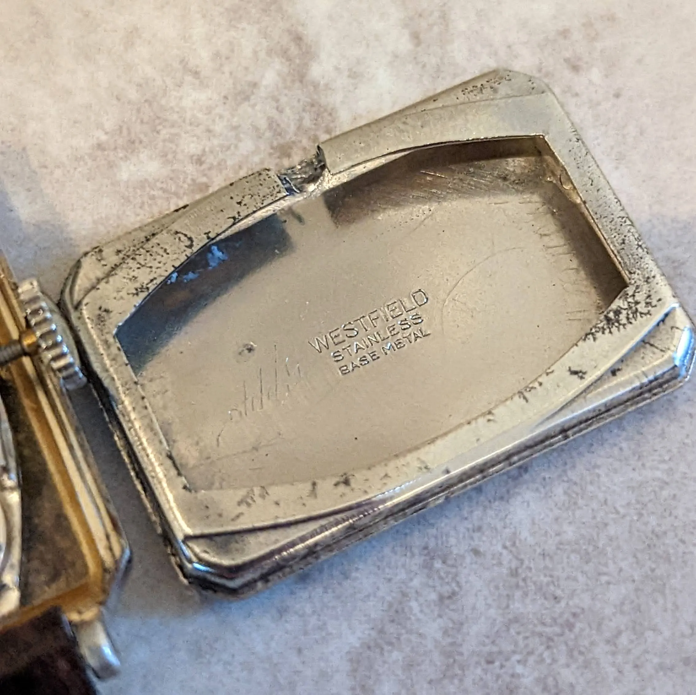 Art Deco WESTFIELD Wristwatch by Bulova Cal. 6AW Vintage Men's Watch