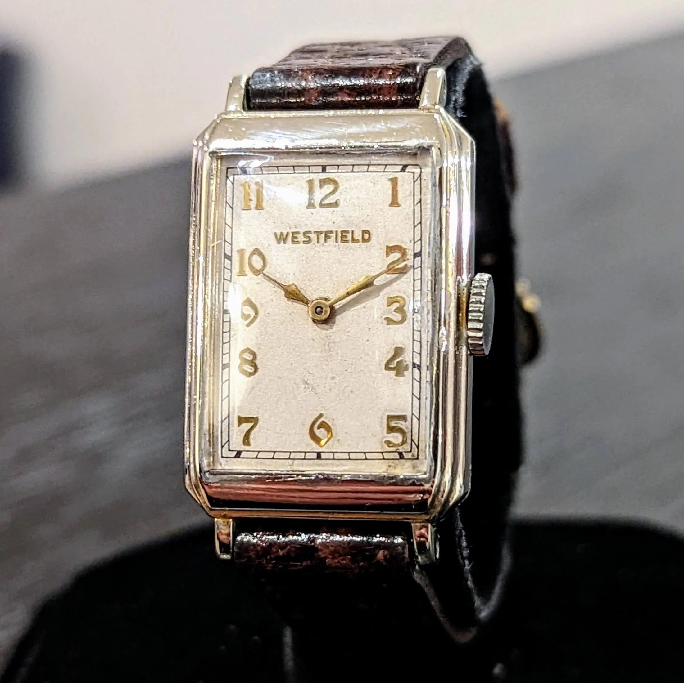 Art Deco WESTFIELD Wristwatch by Bulova Cal. 6AW Vintage Men's Watch