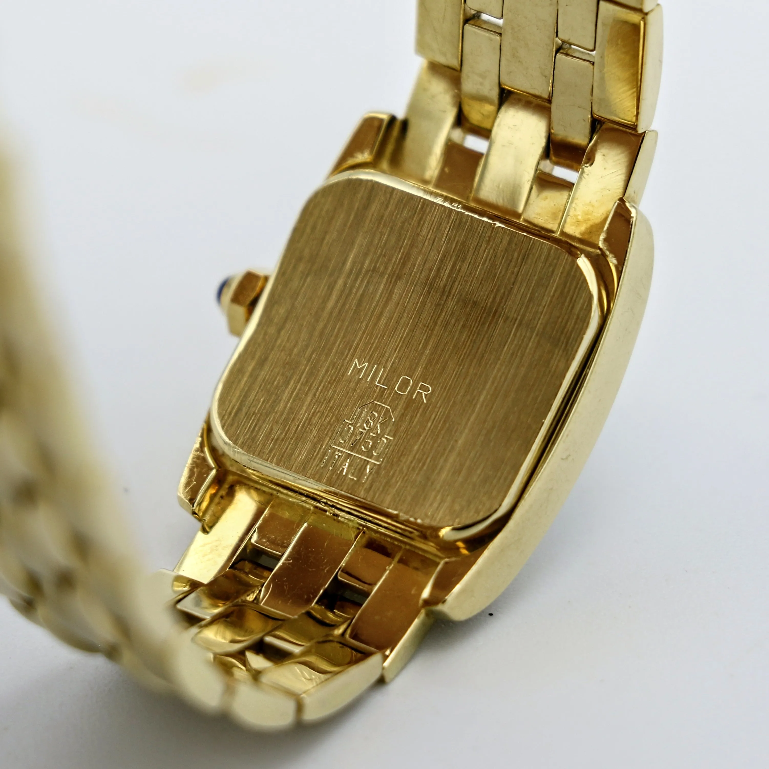 Arte d'Oro Ladies Wristwatch 18k Yellow Gold Diamond Bezel Swiss Movement Watch