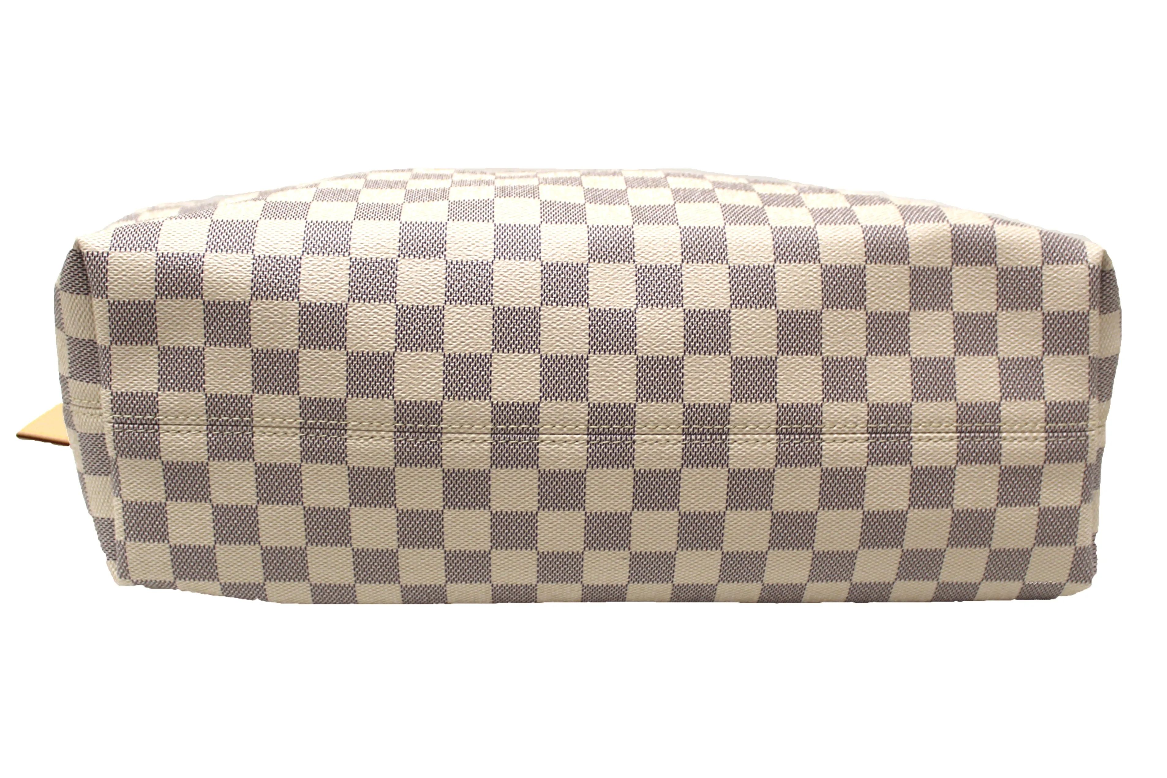 Authentic Louis Vuitton Damier Azur Graceful MM Hobo Shoulder Bag