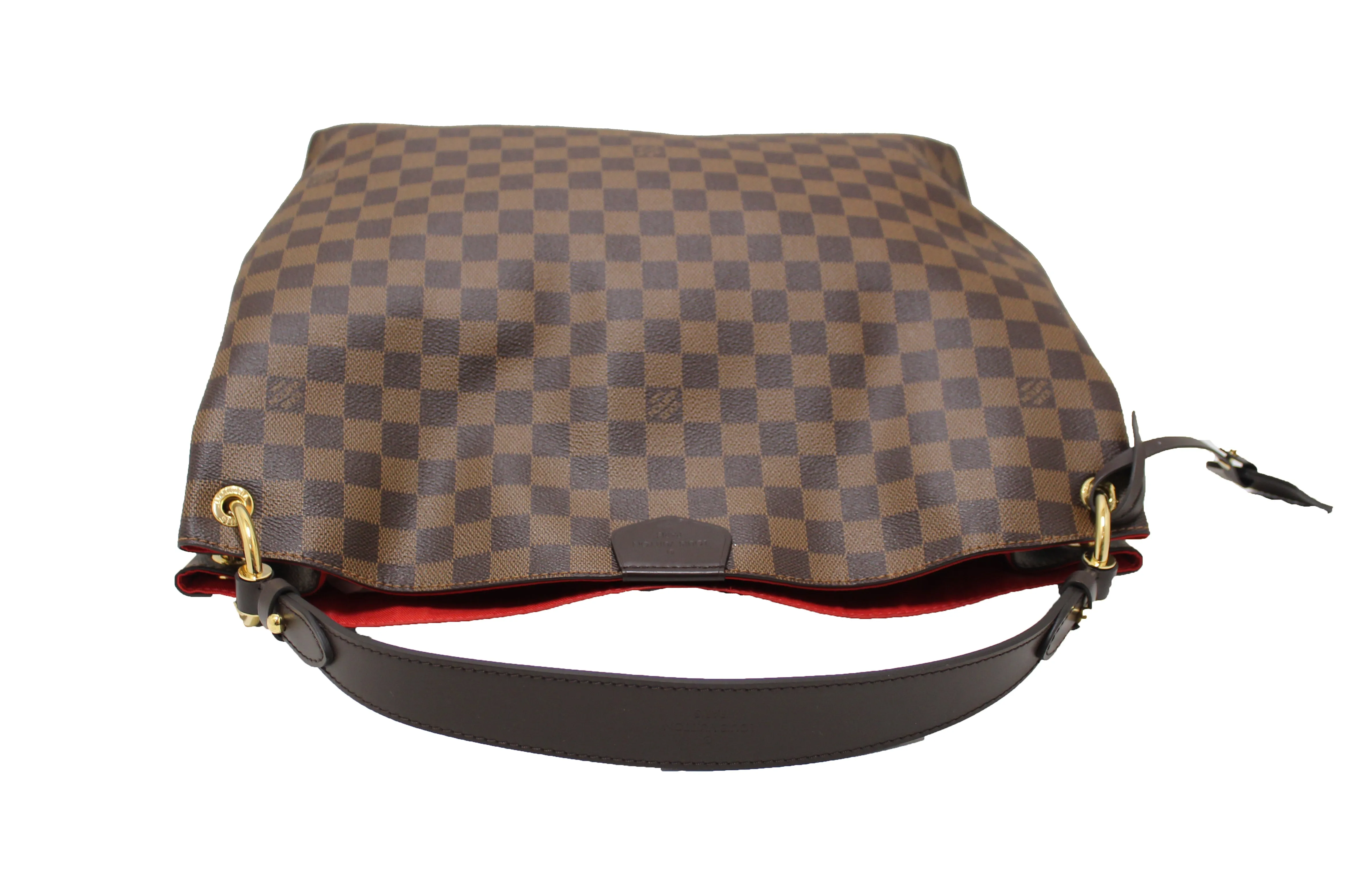 Authentic Louis Vuitton Damier Ebene Graceful MM Hobo Shoulder Bag