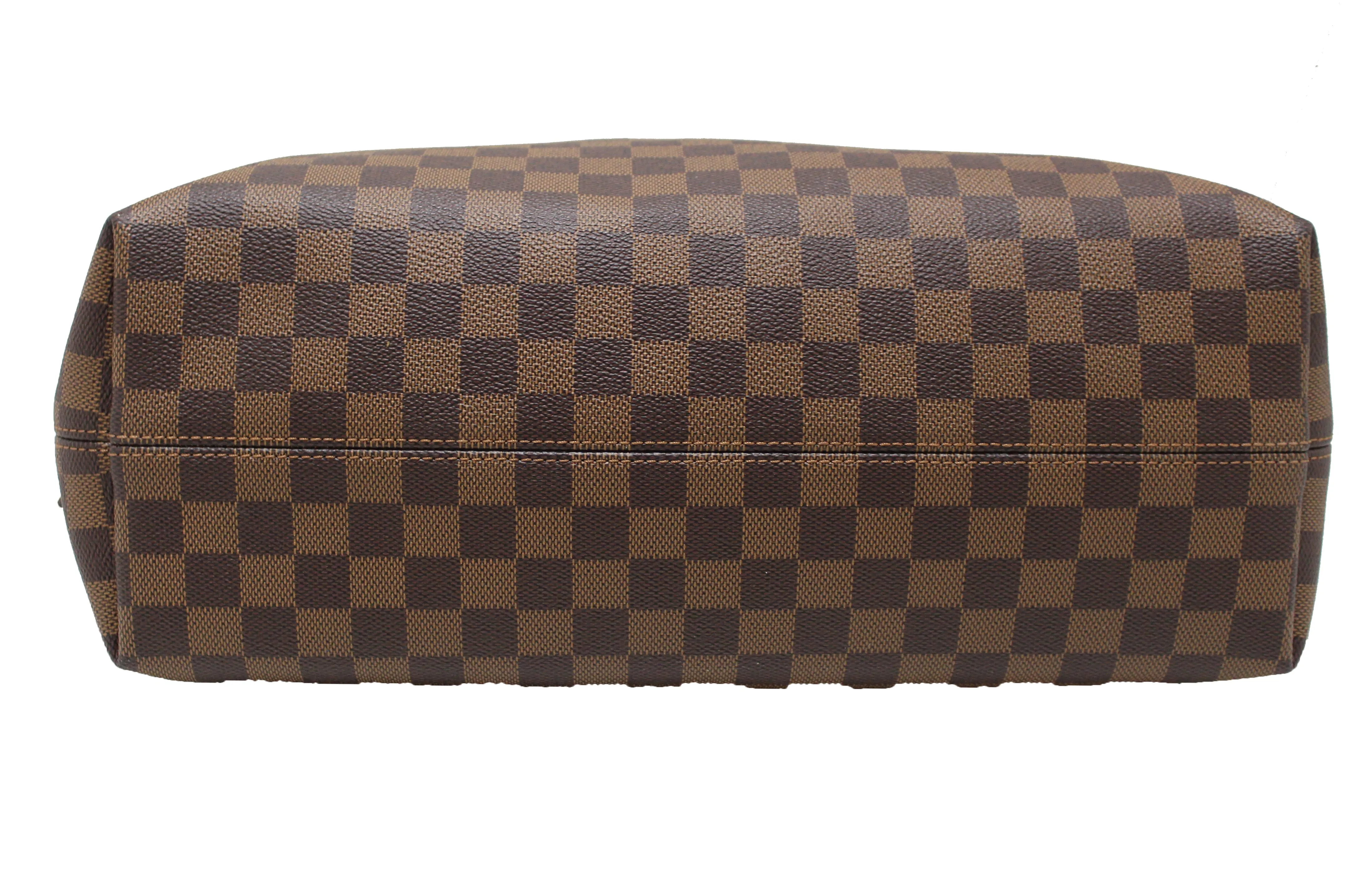 Authentic Louis Vuitton Damier Ebene Graceful MM Hobo Shoulder Bag