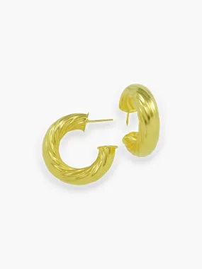 Betty Carre Paola Twisted Hoop Earrings