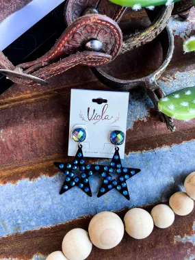 Bold Star Light Earrings