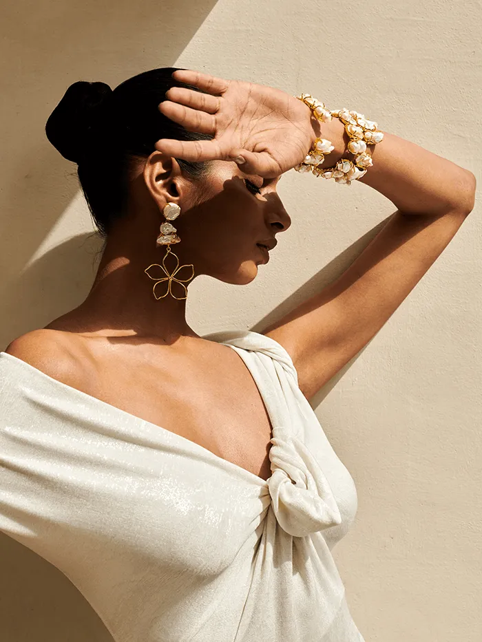 Camille Pearl Earrings