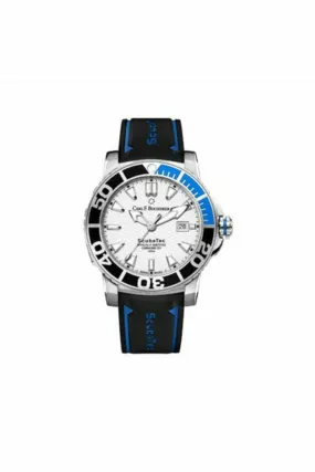 carl f. bucherer patravi scubatec chronograph 44.6mm stainless steel men's watch
