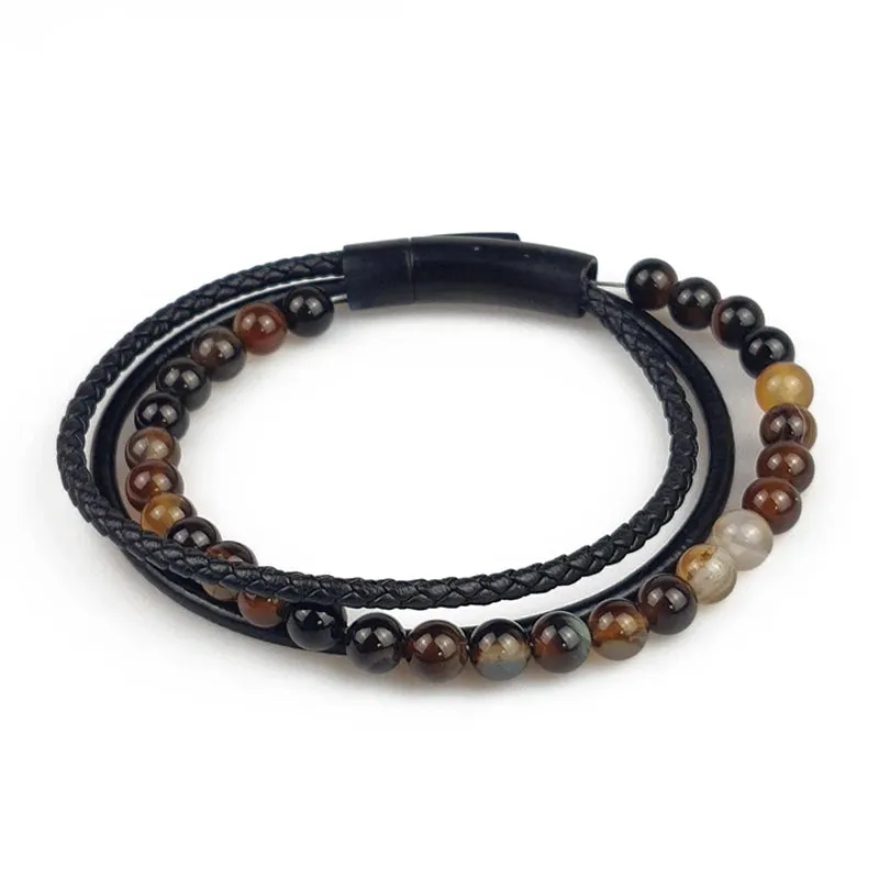 Charm Simple Men Bangle Bracelet Classic Gift Jewelry