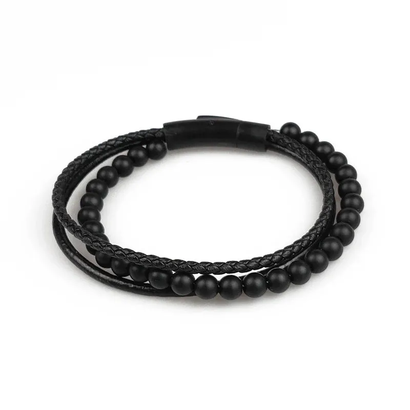 Charm Simple Men Bangle Bracelet Classic Gift Jewelry