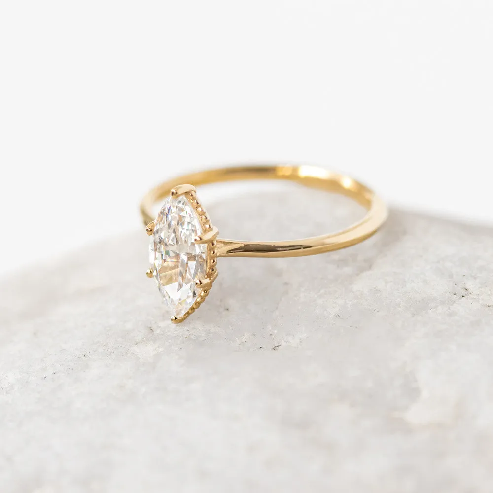 Clio ~ Marquise Cut Ring