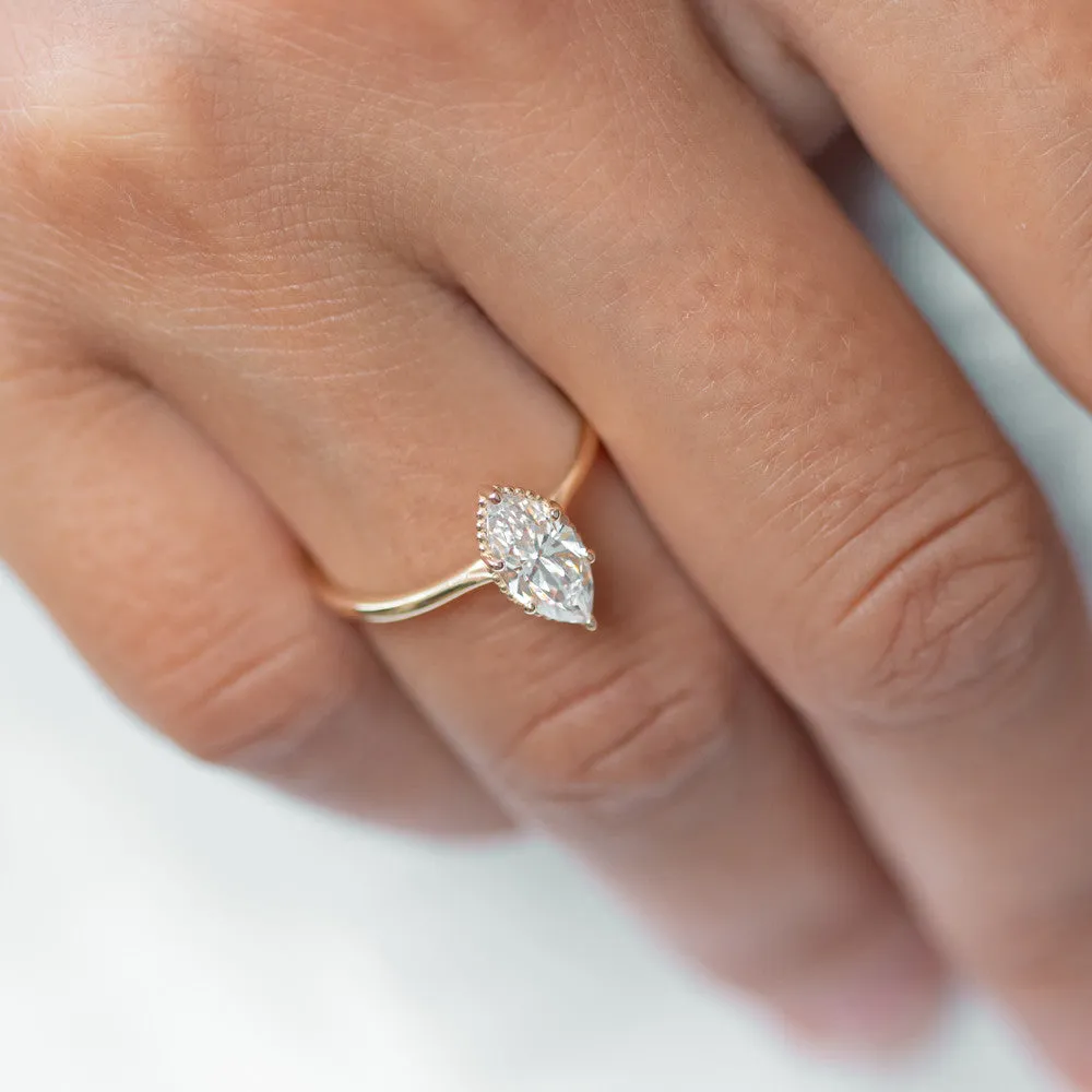 Clio ~ Marquise Cut Ring