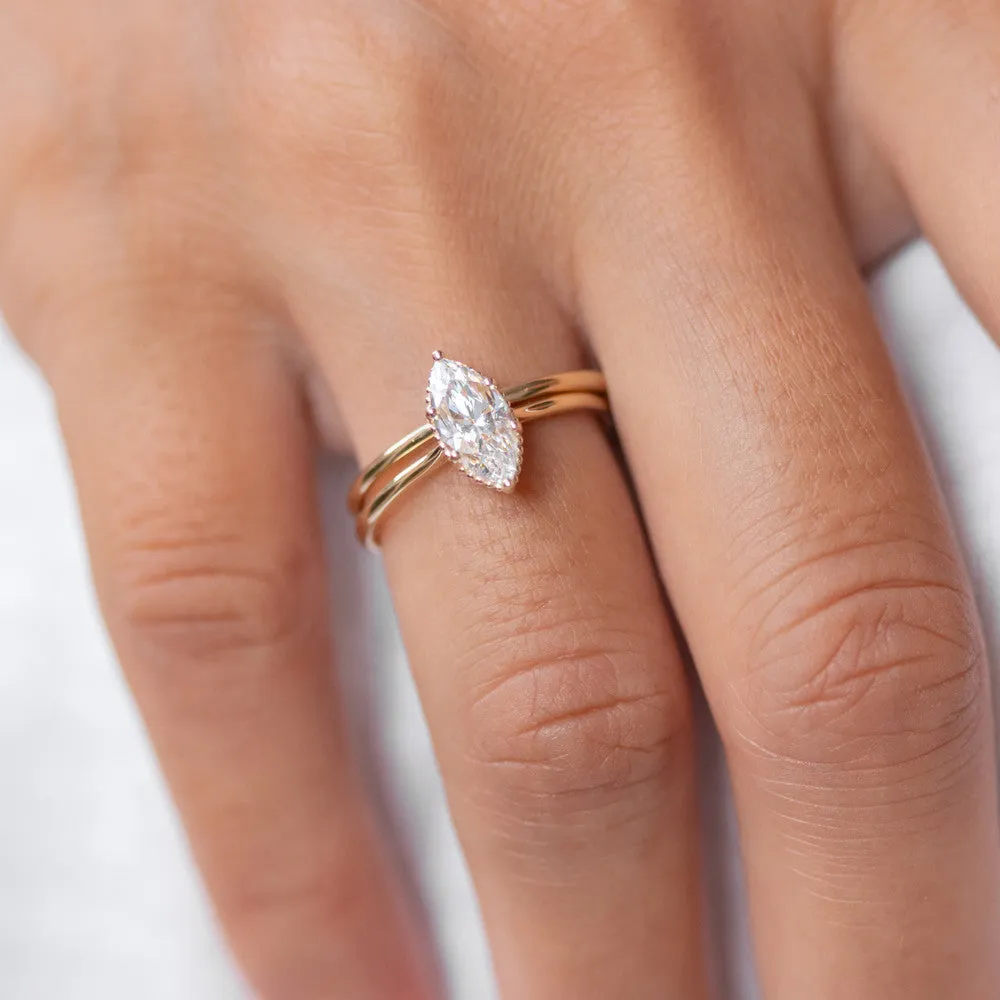 Clio ~ Marquise Cut Ring