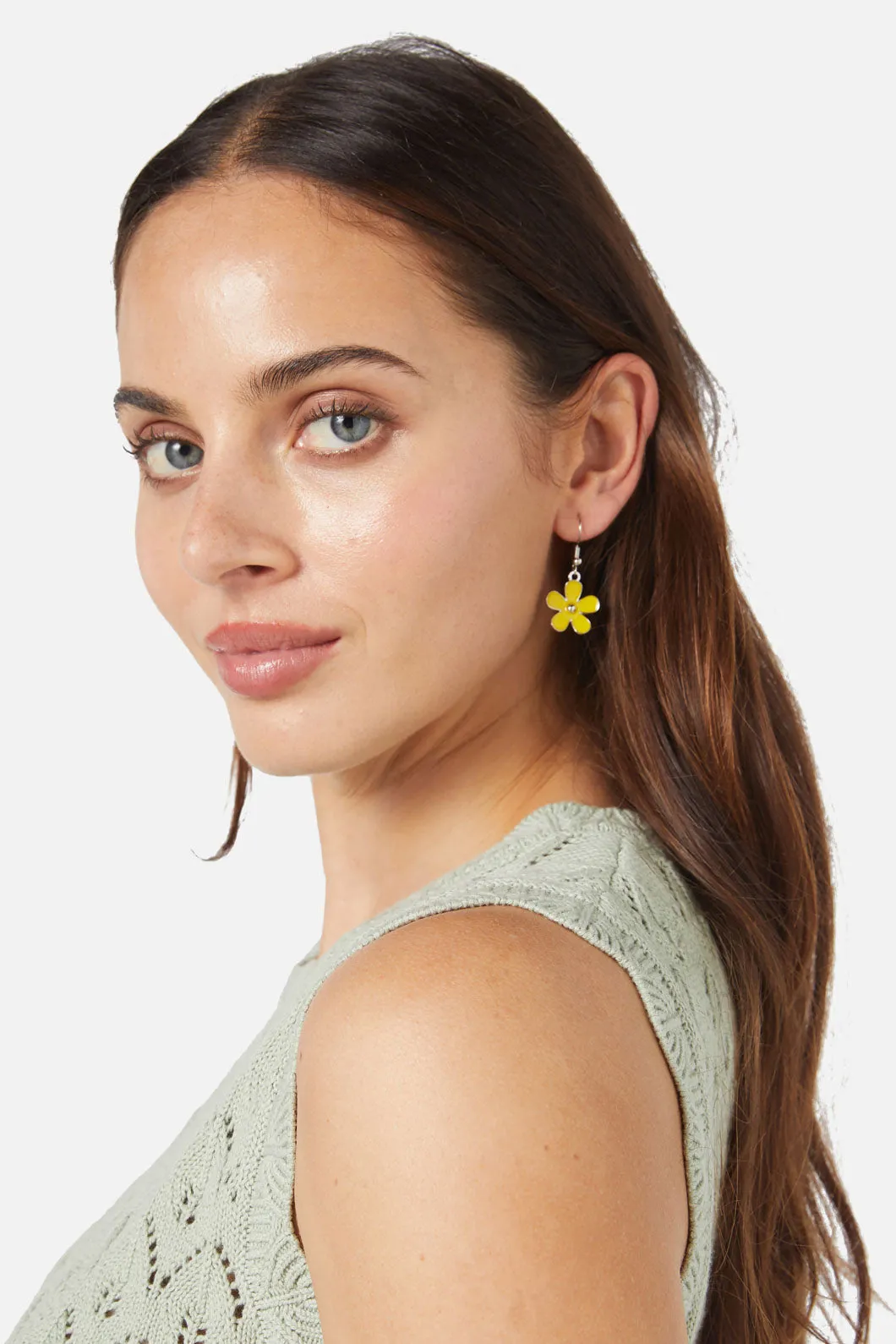 Coloured Daisy Earrings