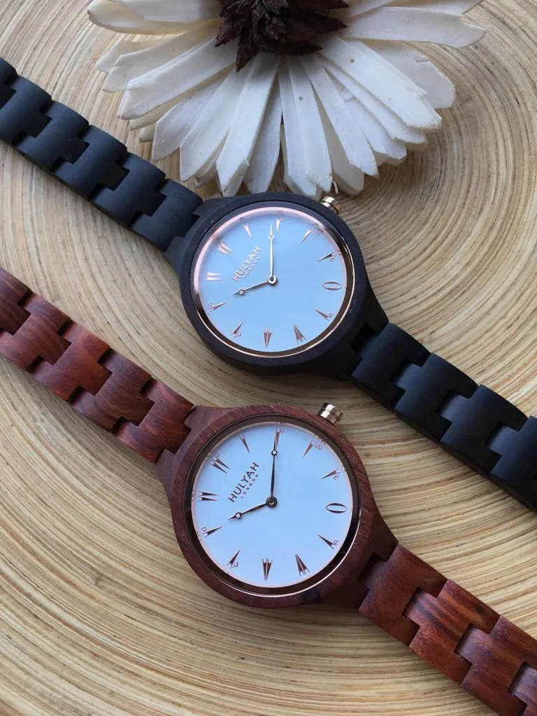 Couple Wooden Watches (SALE) N05  (2 watches)
