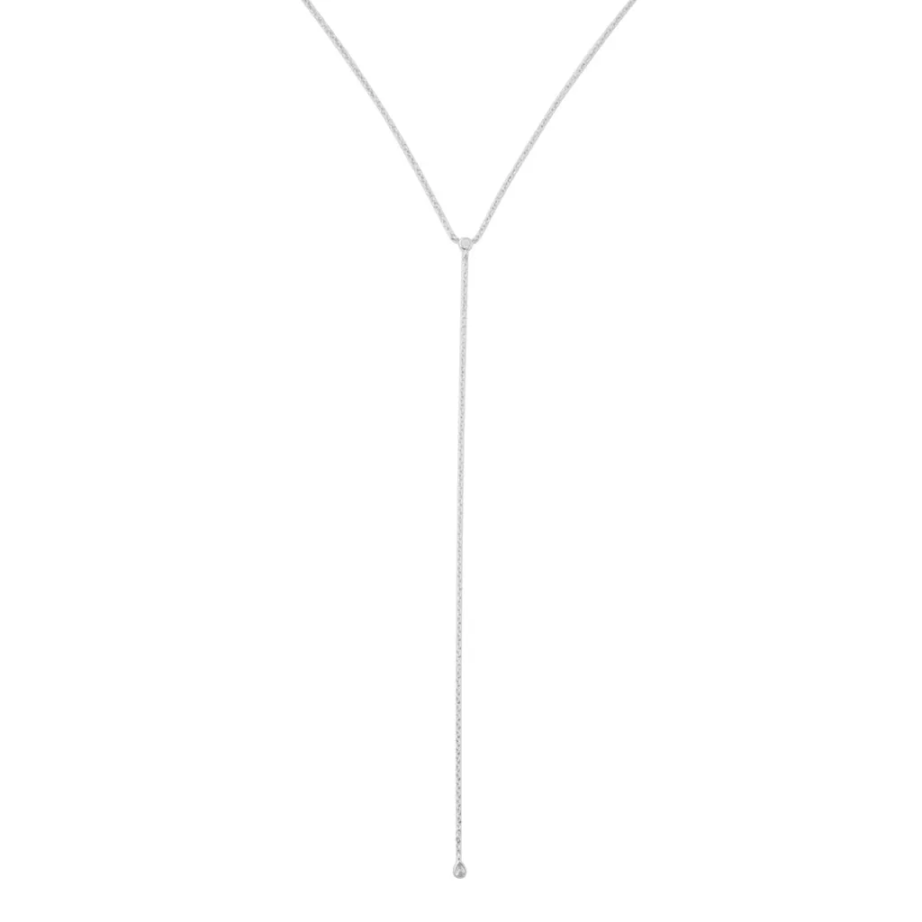 Crystal Lariat Necklace