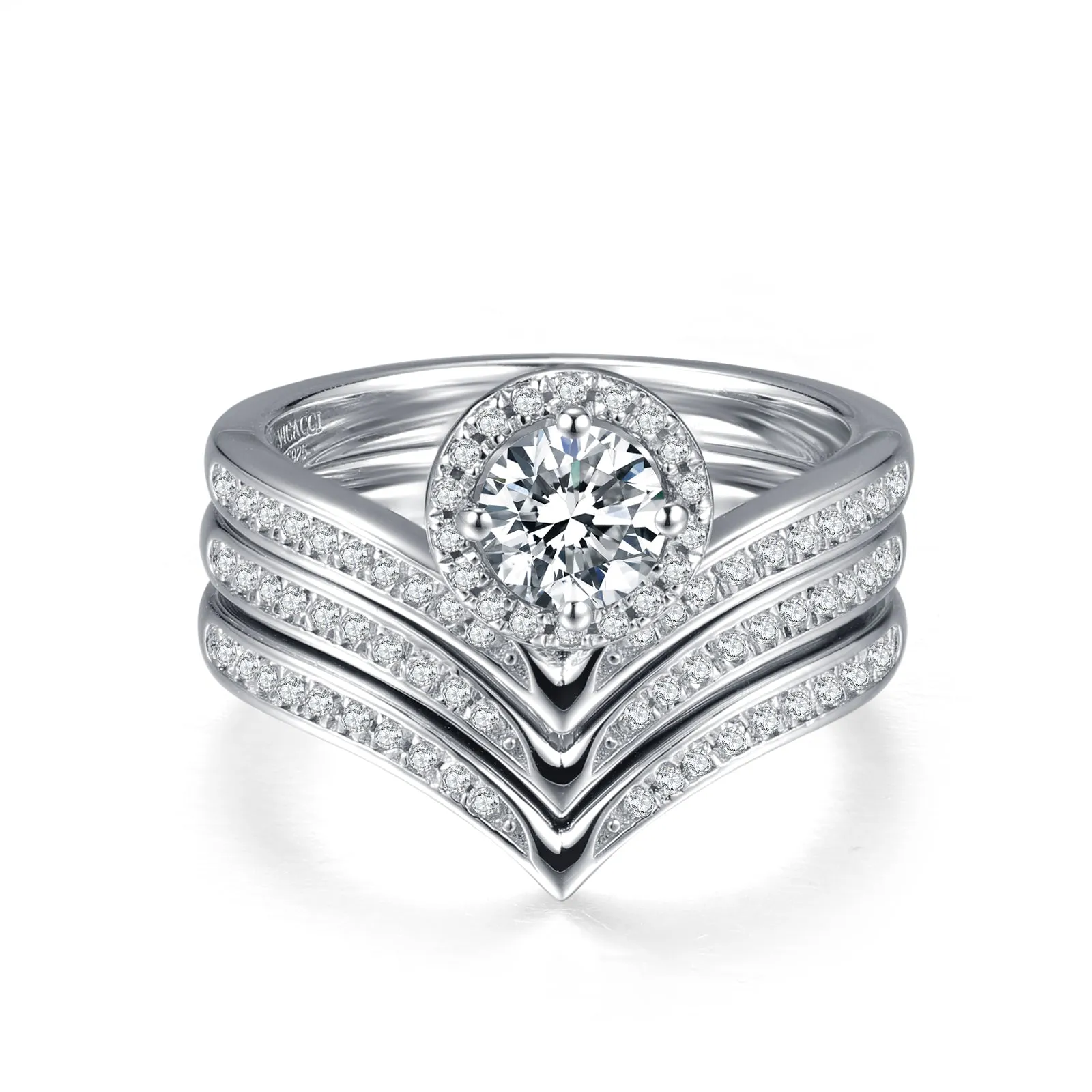 Delux Graceful Harmony Ring Set