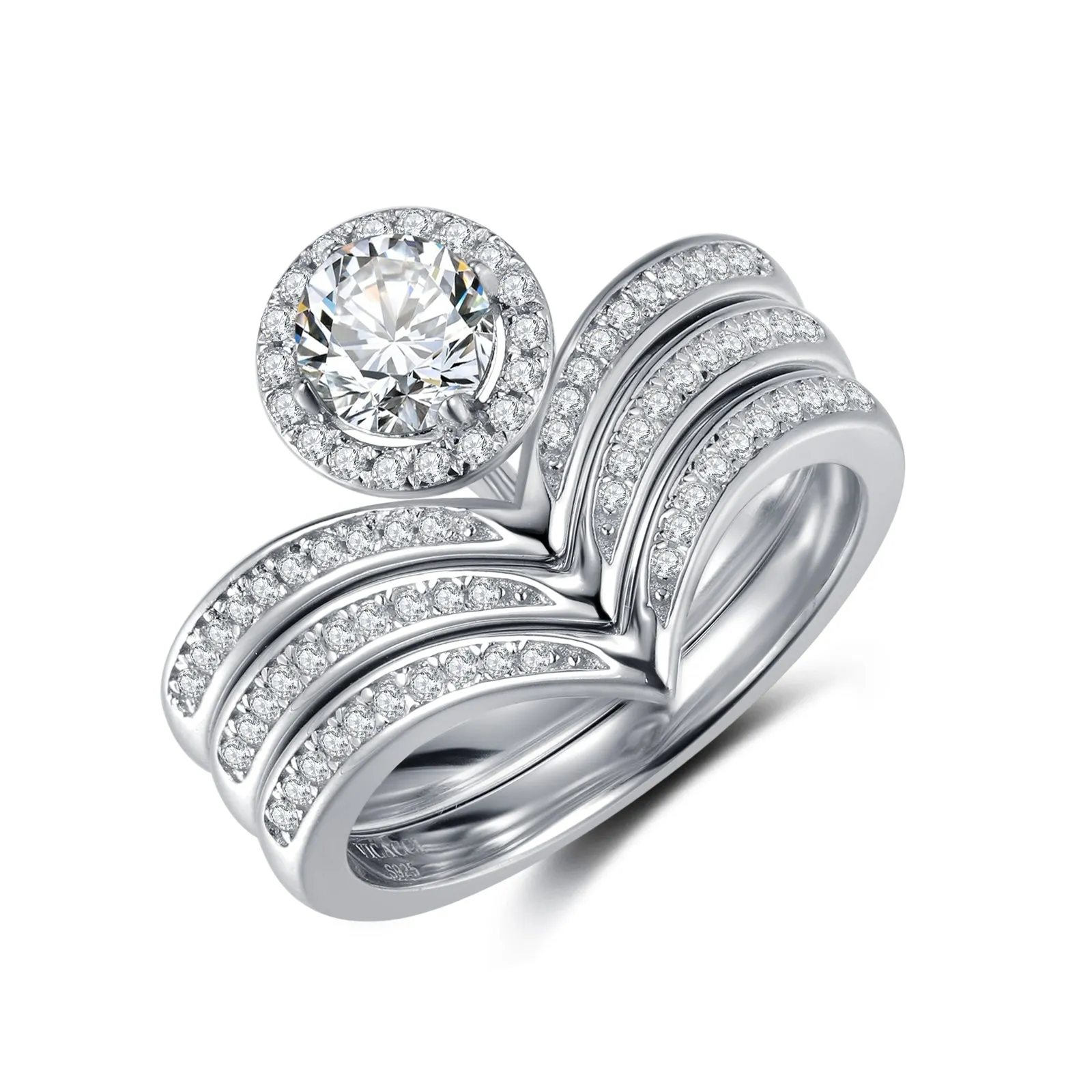 Delux Graceful Harmony Ring Set