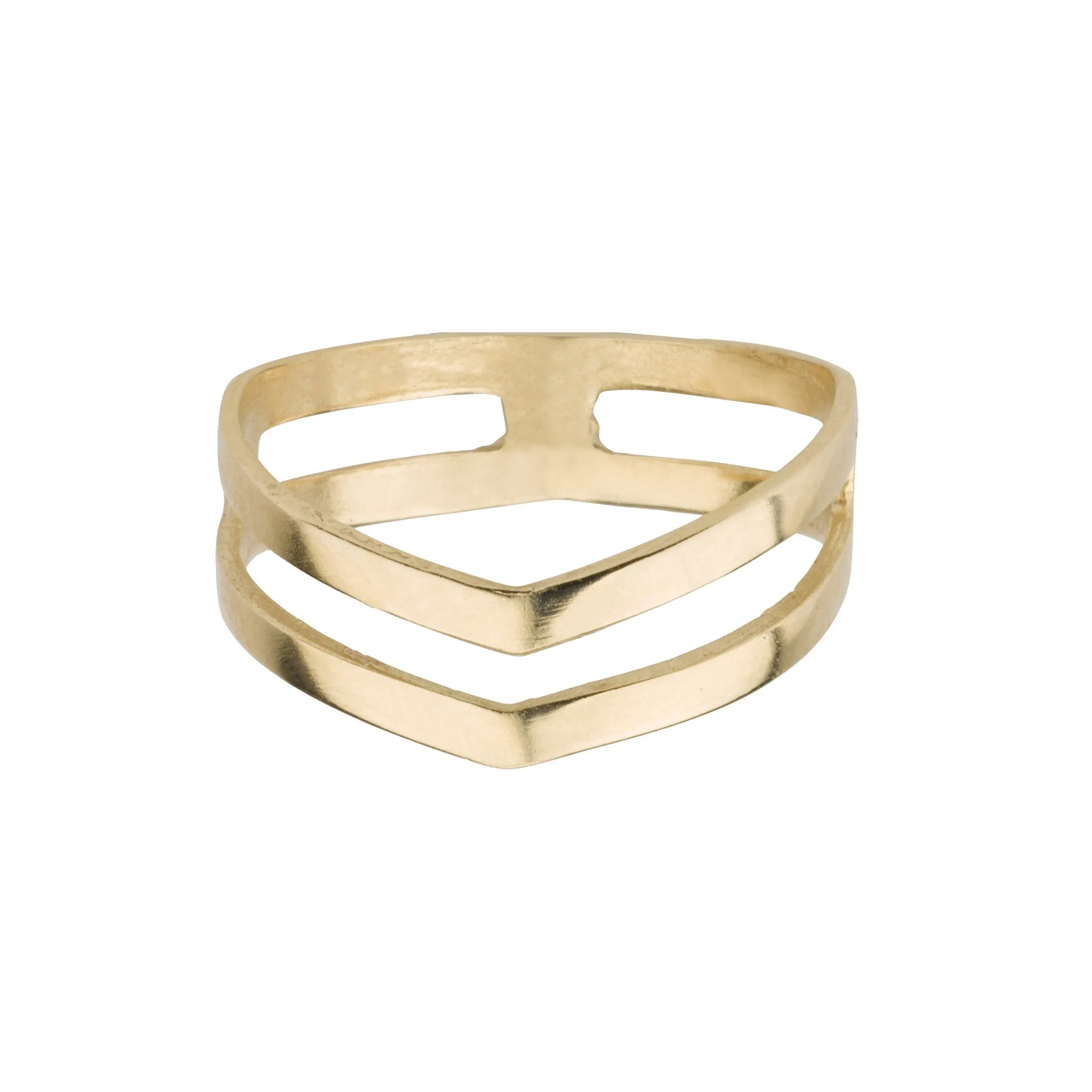 Double Arrow Ring
