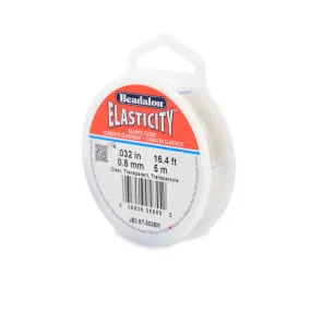Elastic Cord – Clear, 0.8 mm