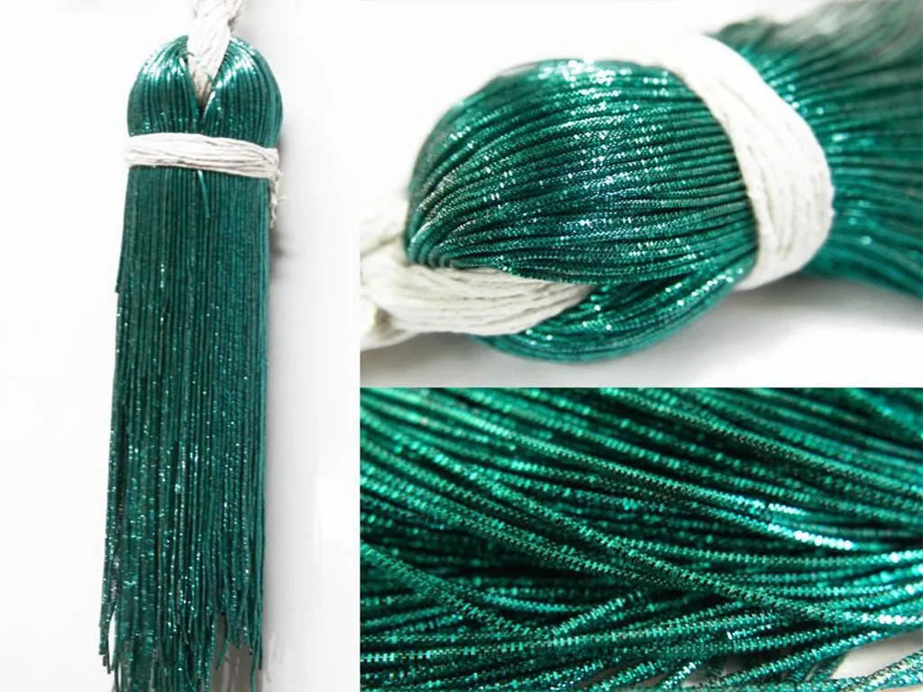 Emerald Green Nakshi / Bullion Wire