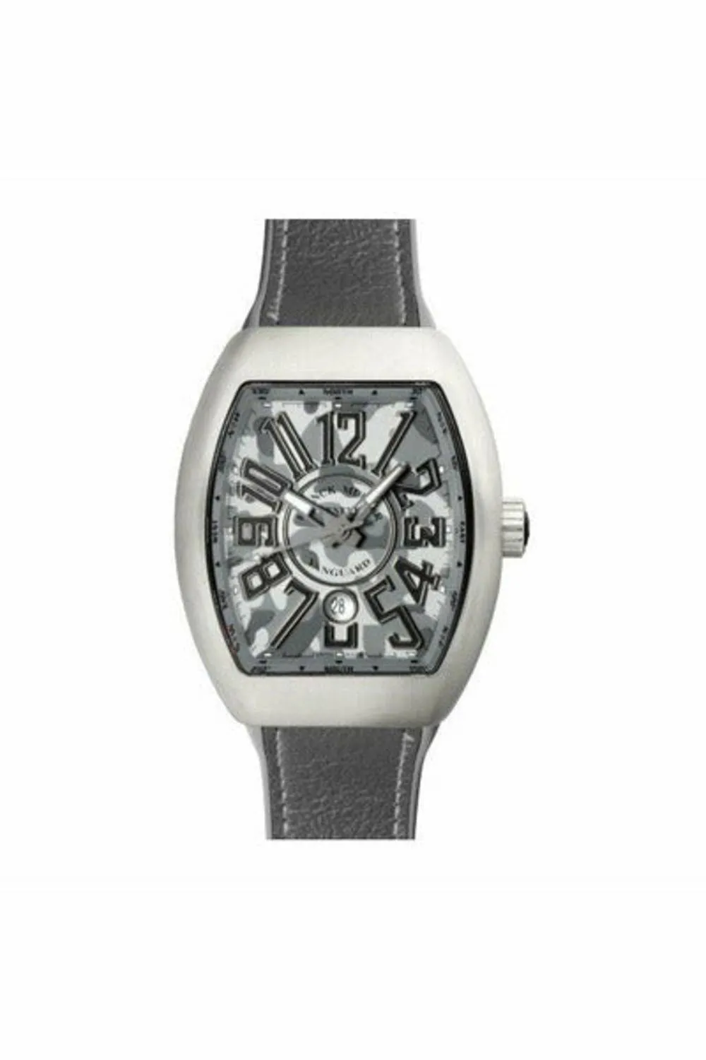 franck muller vanguard camouflage gray 44mm titanium men's watch
