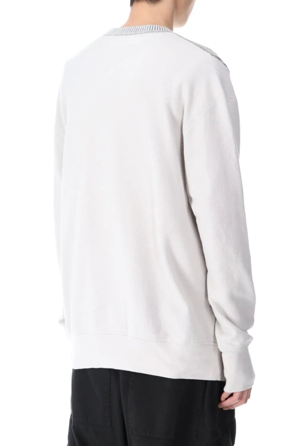 Front Knit Sweatshirt Plaster