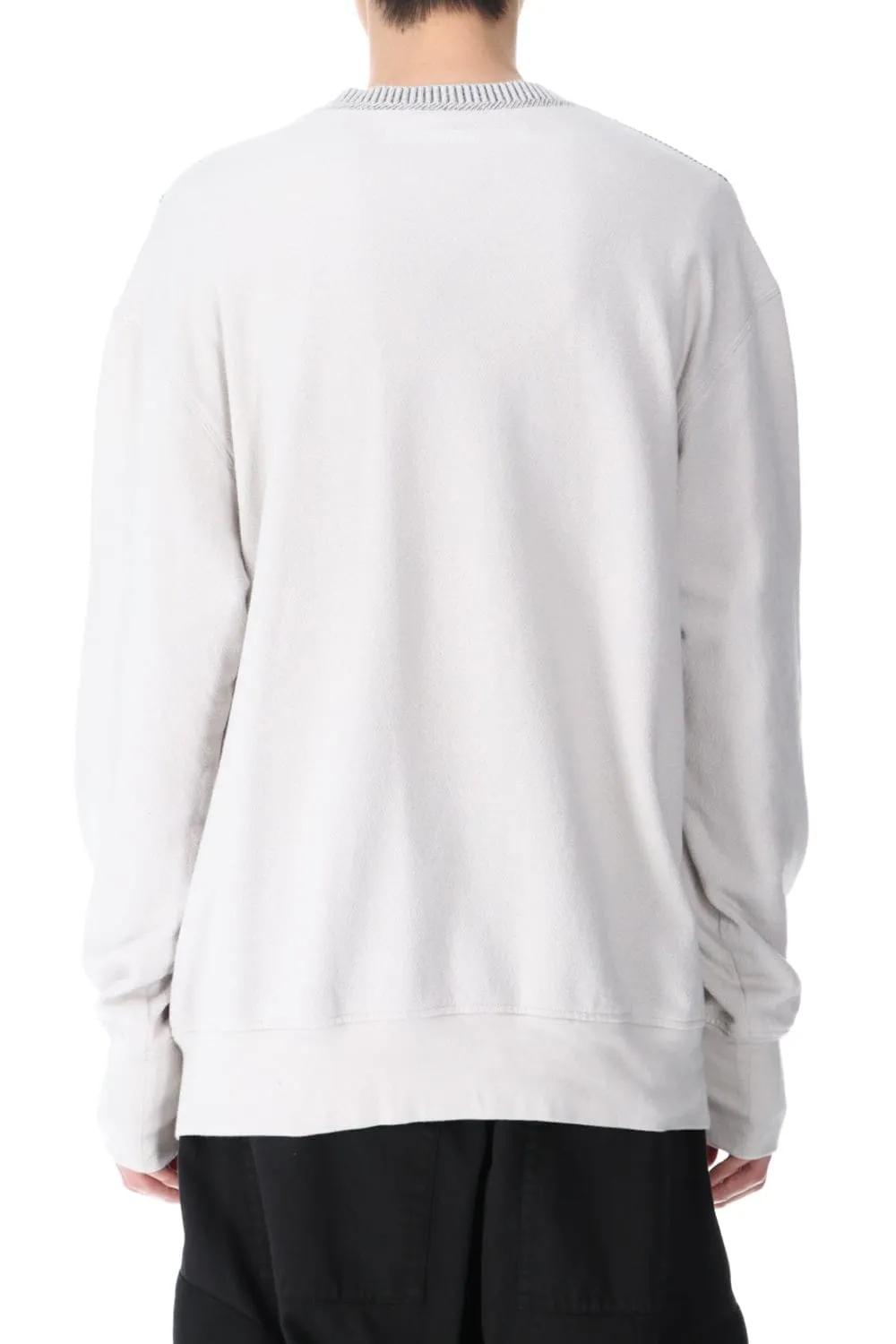 Front Knit Sweatshirt Plaster